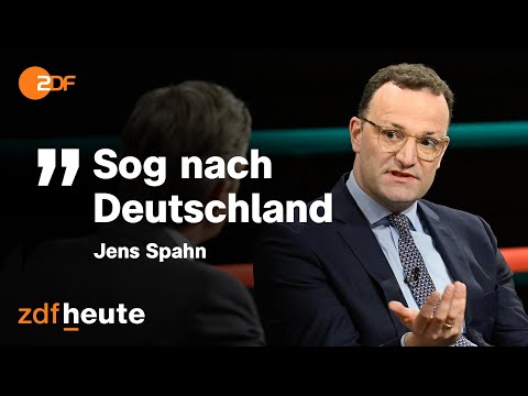 Youtube: Spahn stellt Asylrecht in Frage: Genfer Flüchtlingskonvention überholt? | Markus Lanz vom 11.5.2023