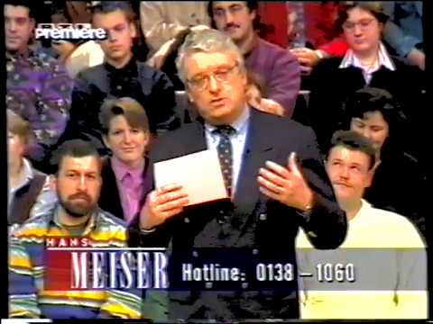 Youtube: Beste Szene bei Hans Meiser Talkshow auf RTL 1995
