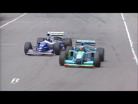 Youtube: Schumacher And Hill Collide In Title Showdown | 1994 Australian Grand Prix