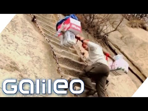 Youtube: Lebensgefahr?! Wie gefährlich ist die steilste Treppe der Welt | Galileo | ProSieben