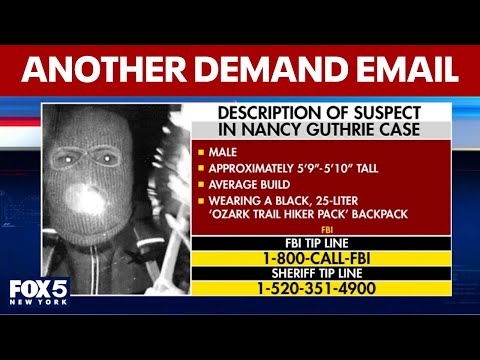 Youtube: TMZ receives 4th demand email about Nancy Guthrie