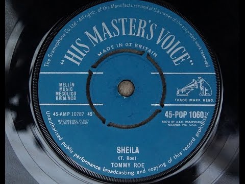 Youtube: Tommy Roe - Sheila (Original 45)