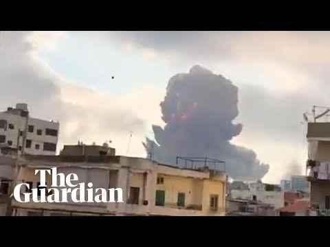 Youtube: Beirut explosion: footage shows massive blast shaking Lebanon's capital