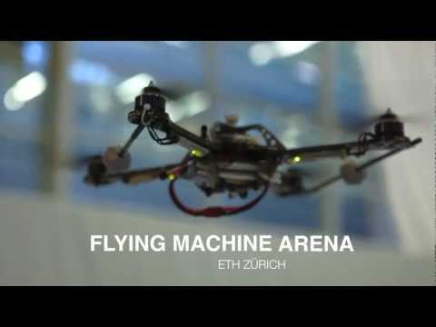 Youtube: Quadrokopter-Drohnen in der Flying Machine Arena der ETH Zürich