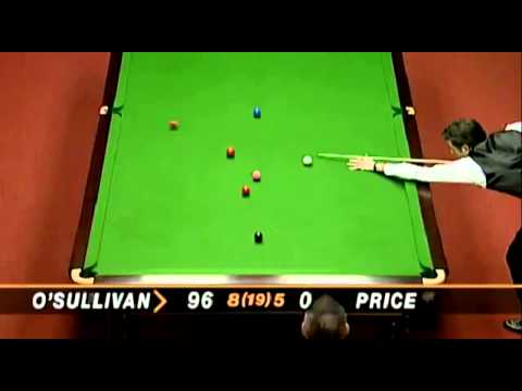 Youtube: Ronnie O'Sullivan Fastest 147 in History 5 minutes 8 seconds 1997 World Championship