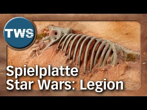 Youtube: Tutorial: Star Wars Legion-Spielplatte / game board (Tabletop-Zubehör, TWS)