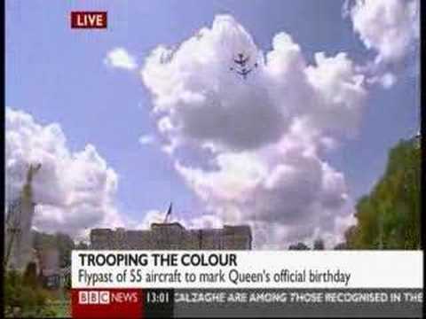 Youtube: Queen's Birthday Flypast 2008