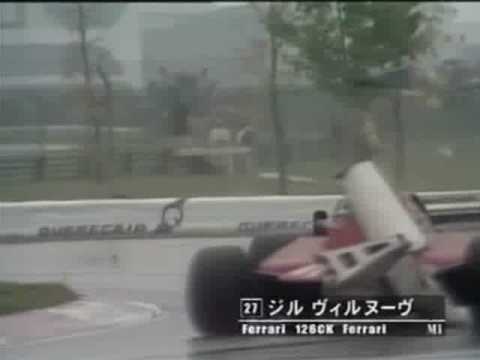Youtube: Gilles Villeneuve driving blind