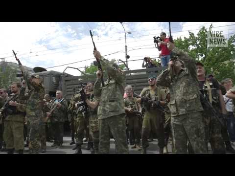 Youtube: батальон Восток Донецк 25 05 2014