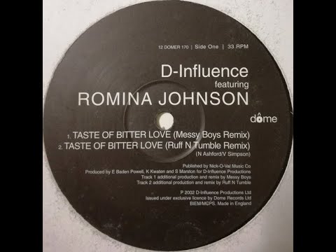 Youtube: D'INFLUENCE feat ROMINA JOHNSON - TASTE OF BITTER LOVE