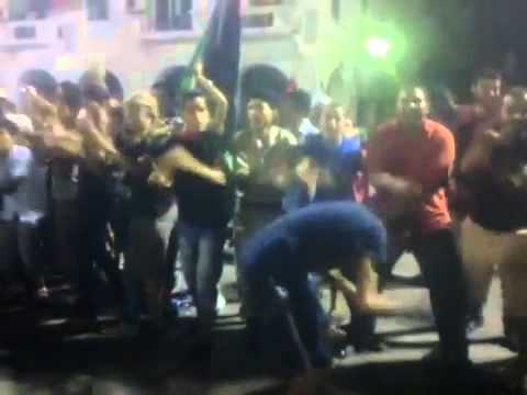 Youtube: Libya / Tripoli: NATO slave "victory" celebration drill, "Green Square"