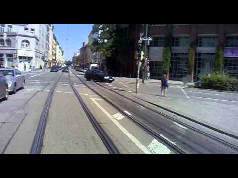 Youtube: TRAM 20: Mitfahrt in einer TRAM in München: Stiglmaierplatz zum Hauptbahnhof