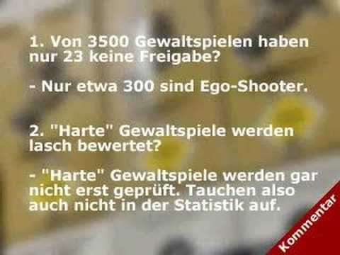 Youtube: Killerspiele in ARD, ZDF und WDR -- 1.1