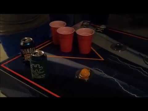 Youtube: OKC Thunder Beer Pong Table with Automatic Ball Washer