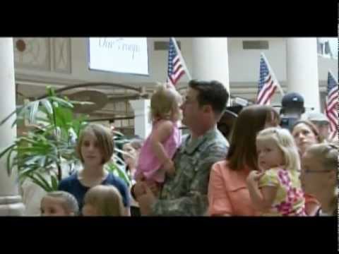 Youtube: Singing Flash Mob Overwhelms Soldier