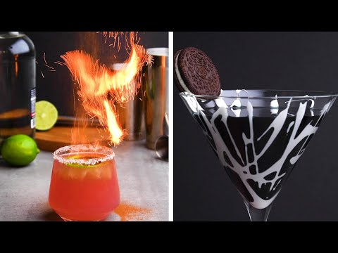 Youtube: 15 Unique Cocktail Garnishes to Ring in the New Year! So Yummy