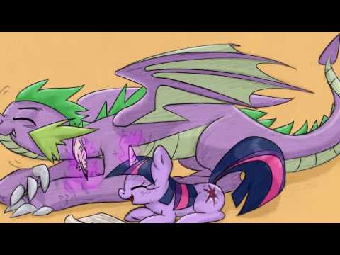 Youtube: Twilight Sparkle & Spike ♥ [in colour]