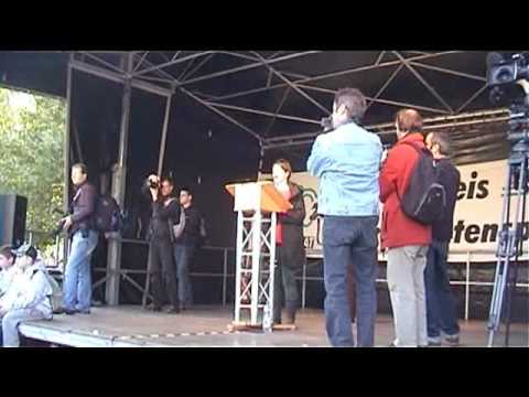 Youtube: Anne Roth - Freiheit statt Angst 11. Oktober 2008 Berlin