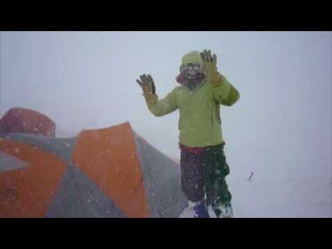 Youtube: Sleeping In Tents In A Snowstorm