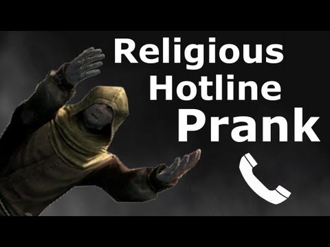 Youtube: Heimskr Calls a Christian Hotline - Skyrim Prank Call