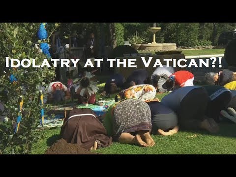 Youtube: Idolatry at Vatican?! Please read description below. (warning: immodest clothing)
