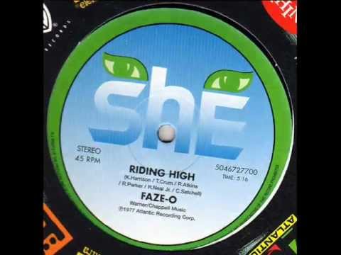 Youtube: FAZE-O. "Riding High". 1977. original full album version "Riding High".