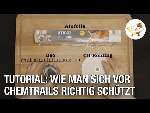 Youtube: Tutorial: Wie man sich wirksam vor Chemtrails schützt