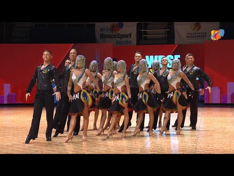 Youtube: 2023 WDSF World Formation Latin Final Hong Kong | Grün Gold Club Bremen Germany