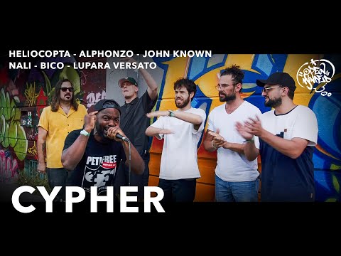 Youtube: Open Minded Cypher | Heliocopta, Alphonzo, John Known, Nali, Bico & Lupara Versato (Tapefabrik 2023)