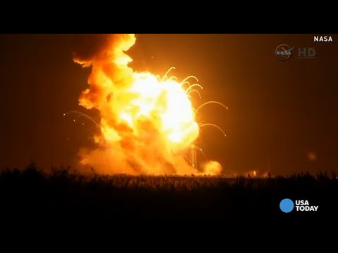 Youtube: Watch Antares rocket explode during NASA launch