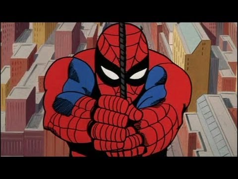 Youtube: Spiderman 1967 Cartoon Intro ( lyrics in description )