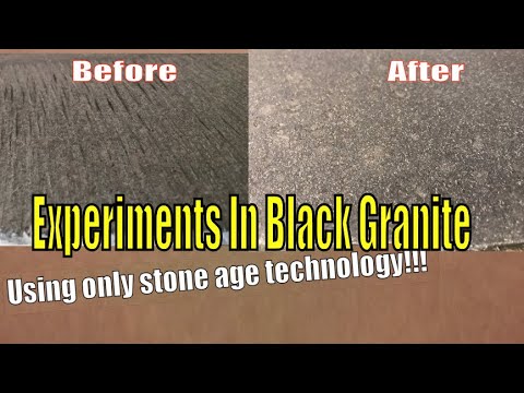 Youtube: Ancient Stone Working Techniques: Experiments with Black Granite on Removing Striations