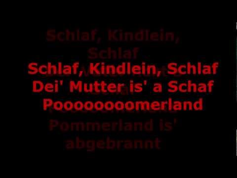 Youtube: J.B.O-Schlaf, Kindlein, Schlaf | Lyrics by Nemolyric