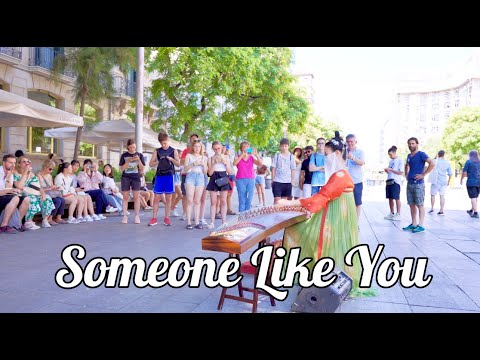 Youtube: 【古箏｜Someone Like You】當我在西班牙街頭奏響中國樂器Chinese Instruments Guzheng Cover| 碰碰彭碰彭Jingxuan