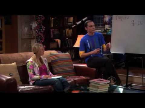 Youtube: The Big Bang Theory - Sheldon teaches Penny Physics