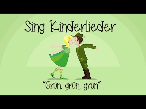 Youtube: Grün, grün, grün sind alle meine Kleider - Kinderlieder zum Mitsingen | Sing Kinderlieder