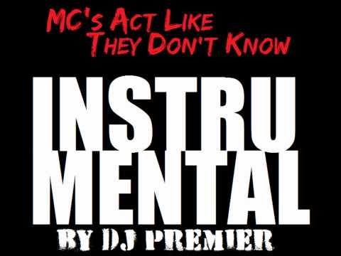 Youtube: KRS ONE - MC's Act Like They Don't Know [Instrumental]