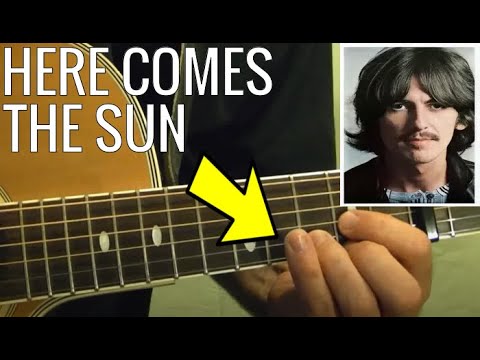 Youtube: Here Comes the Sun by The Beatles - Guitar Lesson