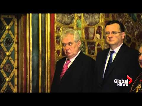 Youtube: Drunk Czech President