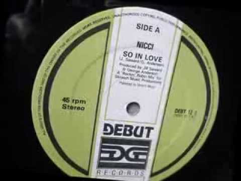 Youtube: Nicci  - So in love with you. 1985 (12" Soul classic)