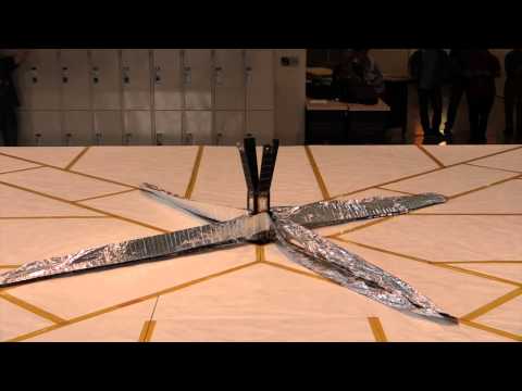 Youtube: Raw video: LightSail solar sail deployment test