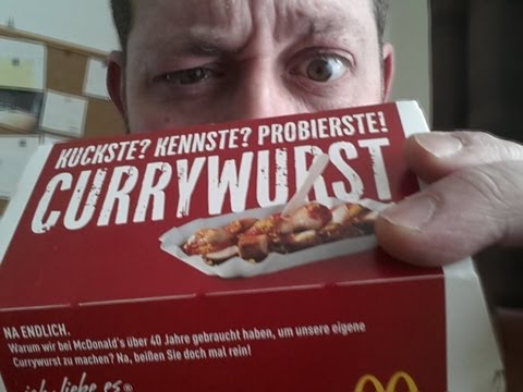 Youtube: McDonalds Currywurst Test 🆄🅽🅱🅾🆇🅸🅽🅶 | Pommes Män