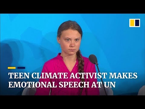 Youtube: Teen activist Greta Thunberg delivers emotional speech at UN