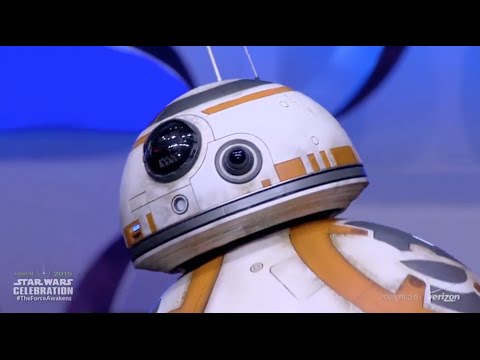 Youtube: BB-8 droid from The Force Awakens rolls out on stage at Star Wars Celebration Anaheim