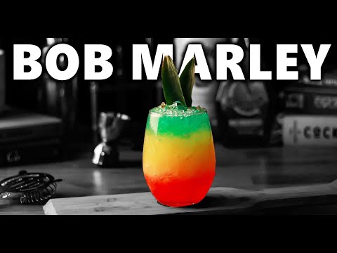 Youtube: How To Make An Inspired Bob Marley Layered Cocktail
