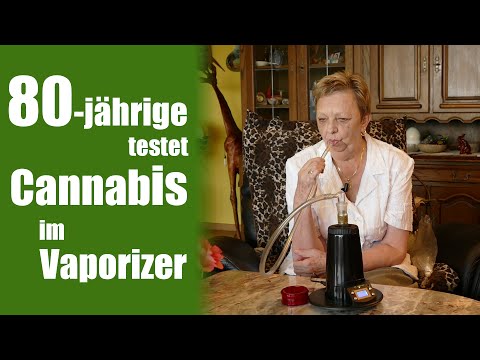 Youtube: 80-jährige testet Cannabis im Vaporizer gegen Schmerzen