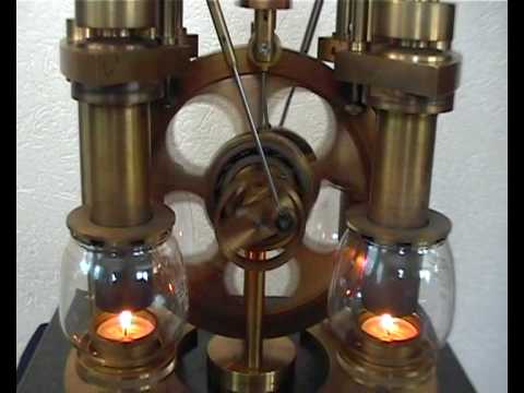 Youtube: " Basilica " Steampunk Hot Air Engine  no 9