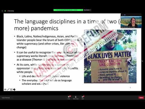 Youtube: Professor: 'As a White American, I am by definition racist'