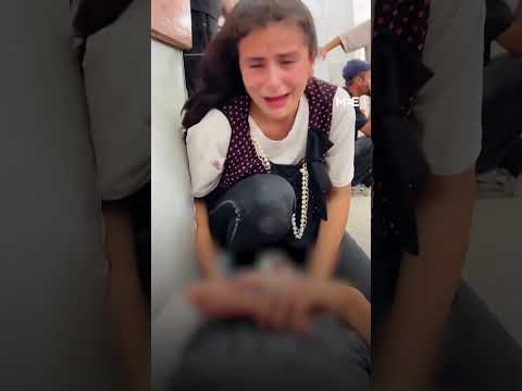 Youtube: Injured boy on hospital floor in Gaza asks younger sister for food