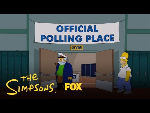 Youtube: Homer Votes 2012 | Season 26 | The Simpsons